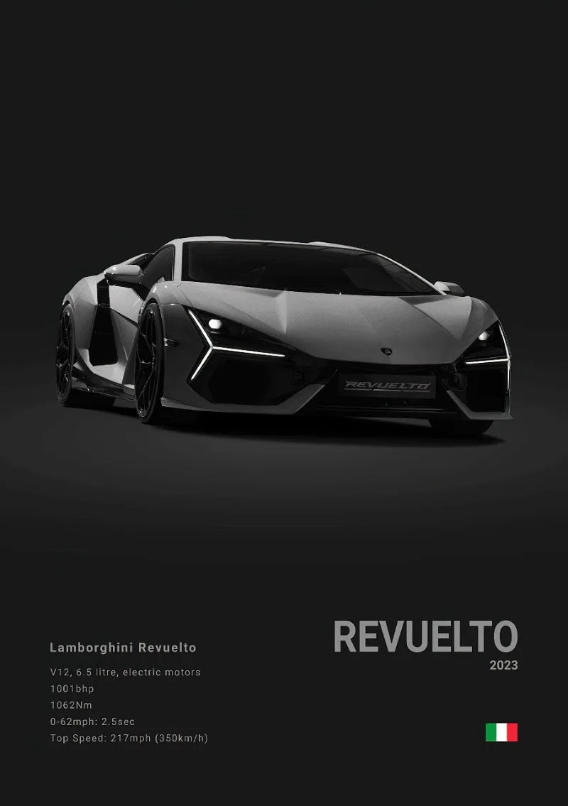 Black Famous Cars Posters Super Car Picture Sports Car Print for Living Room Canvas Painting Wall Art Home Decor Mural Cuadros