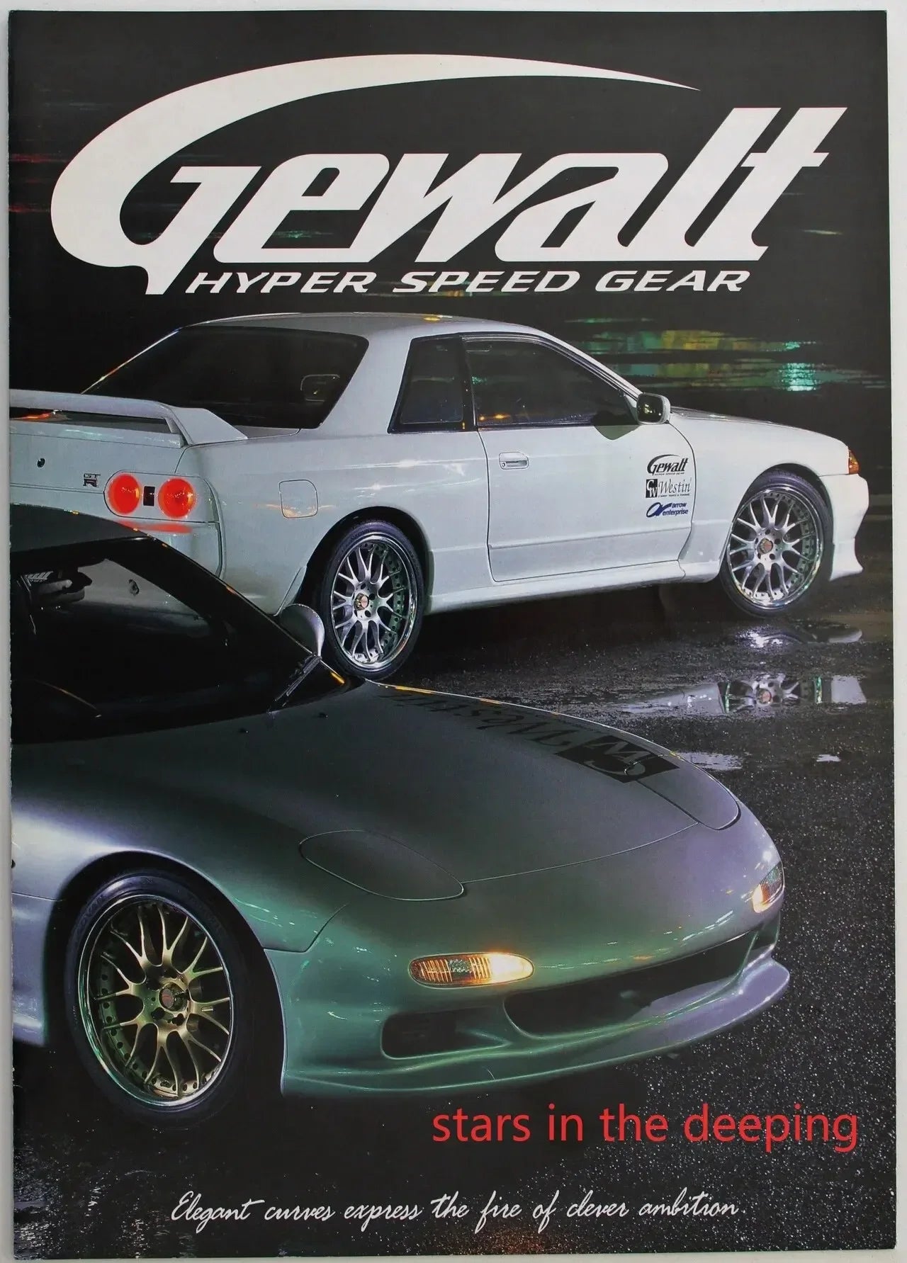 Vintage Japanese Racing Cars Magazine Cover Canvas Painting Art Poster Wall Decor